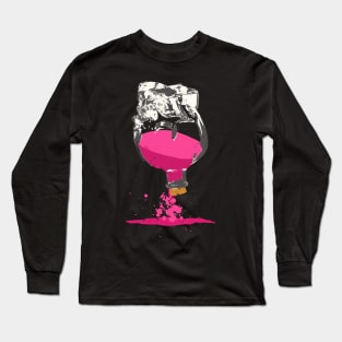 CRYSTAL SKULL WINE Long Sleeve T-Shirt